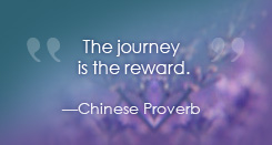 The journey is the reward