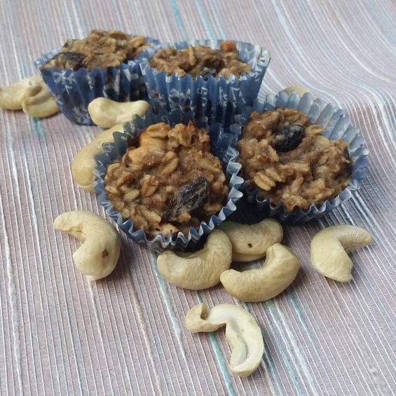 Oatmeal Banana Mini Muffins Recipe
